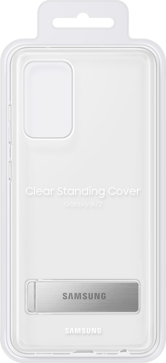 Чехол Samsung Clear Standing Cover для Galaxy A72 Clear (EF-JA725CTEGRU)