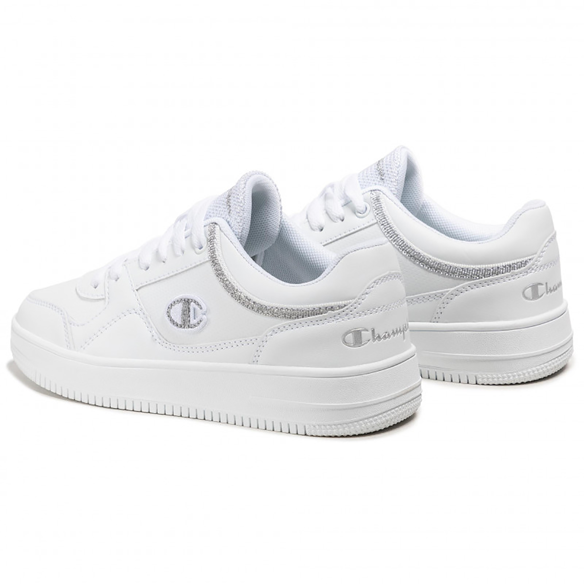 Кроссовки женские Champion Low Cut Shoe REBOUND LOW белые 39 EU