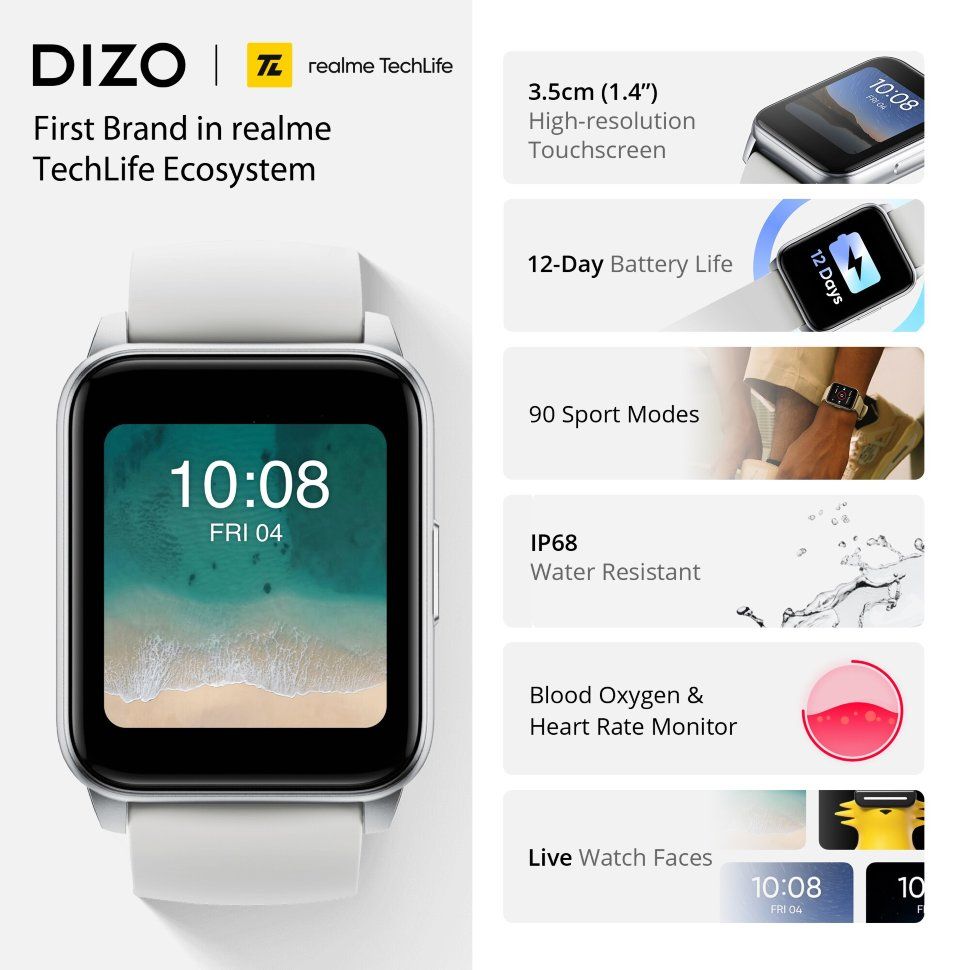 realme dizo smart watch dw2001