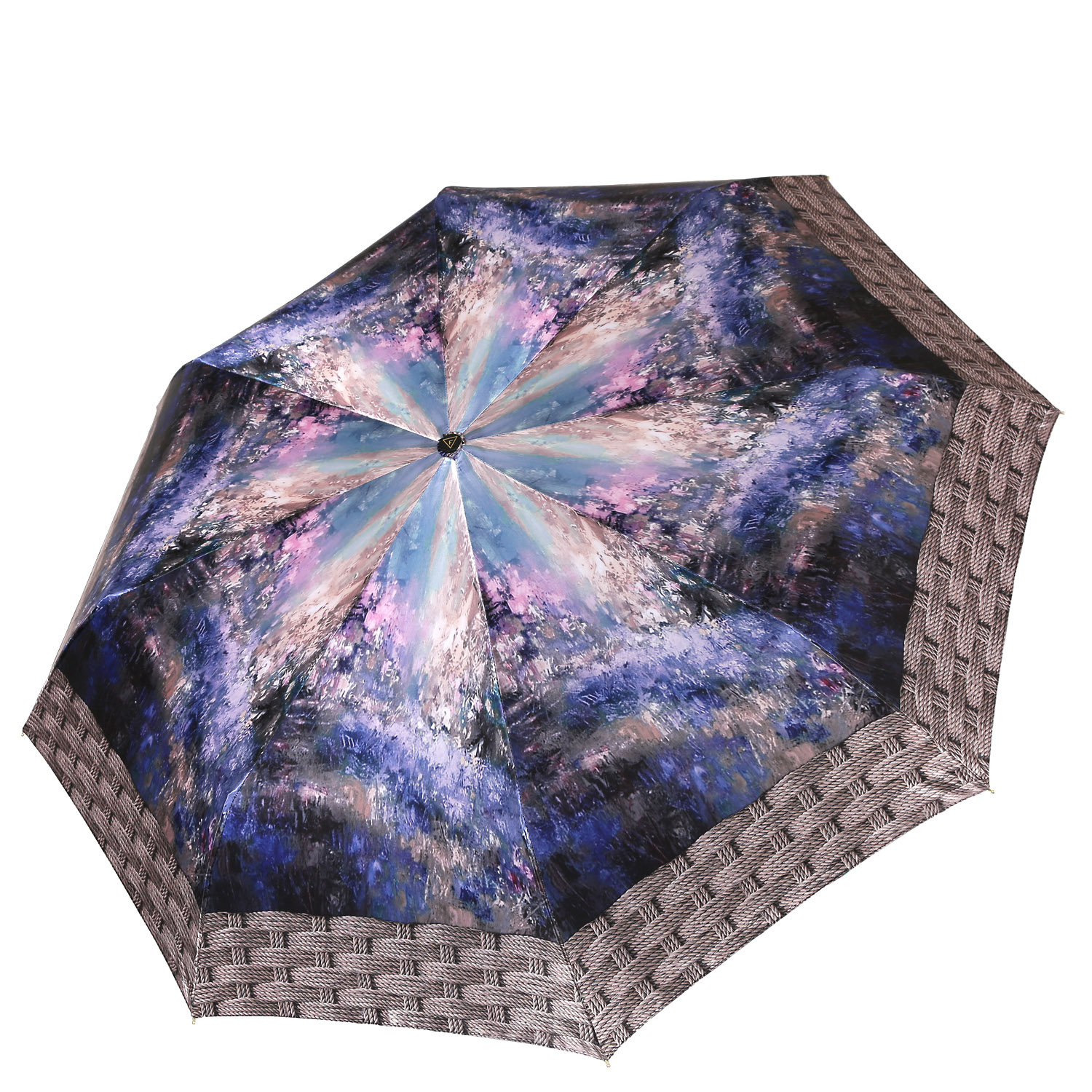 Зонт складной женский автоматический FABRETTI S-20182 фиолетовый
