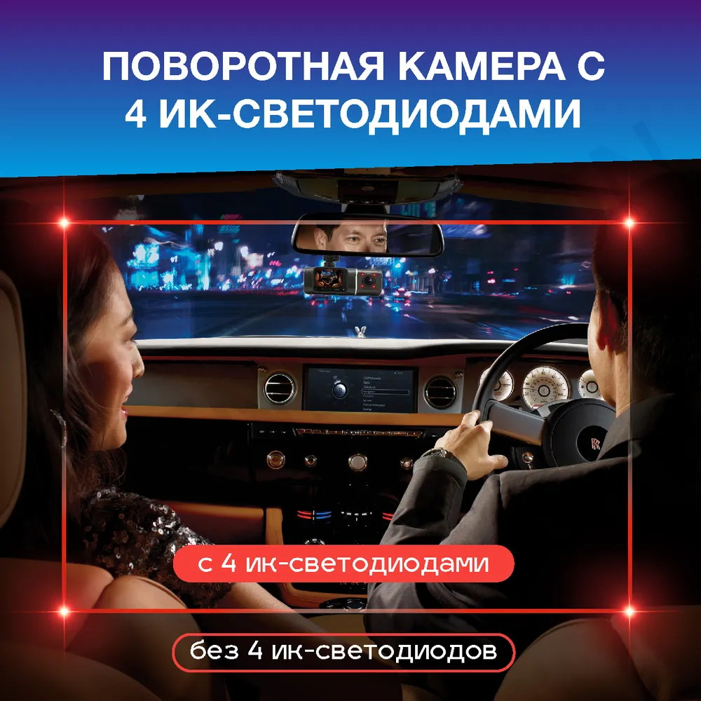 Видеорегистратор Full HD автомобильный с салонной камерой - TrendVision  Proof PRO для авто - купить в NiceOneElectronics, цена на Мегамаркет