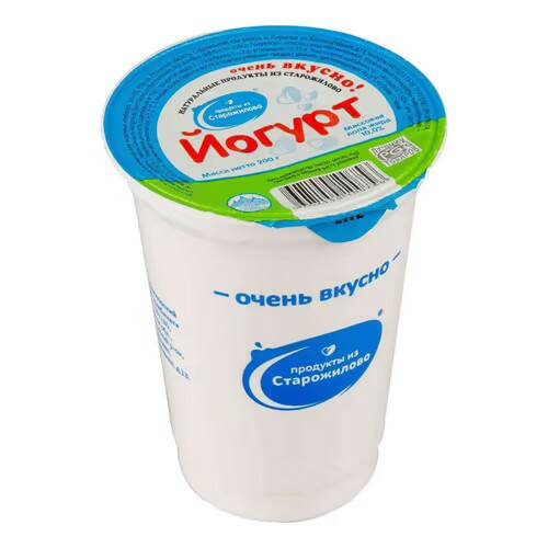Йогурт Старожилово 10% БЗМЖ 200 г