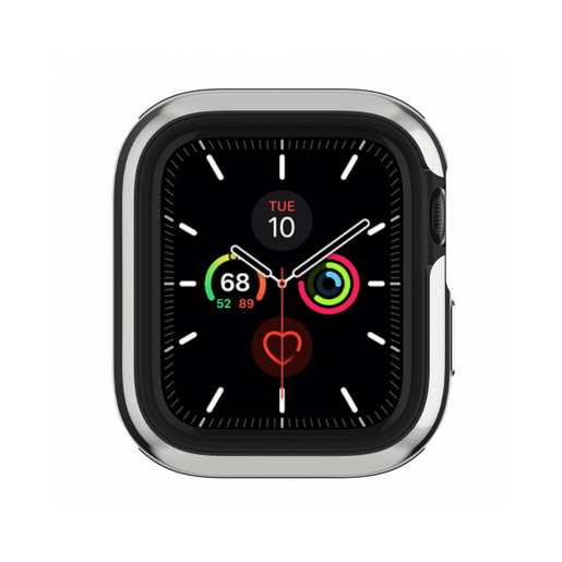 Бампер SwitchEasy Odyssey для Apple Watch 6&SE&5&4 44mm.Цвет серебряный.