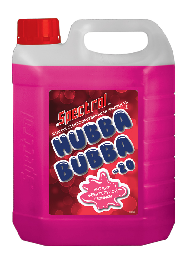 Жидкость стеклоомывателя SPECTROL Hubba Bubba -20 (с ароматом жевательной резинки) 4л - купить в Мегамаркет МСК Еремино (со склада МегаМаркет), цена на Мегамаркет