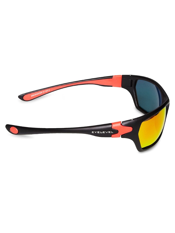 Солнцезащитные поляризационные очки для рыбалки EYELEVEL Breakwater зеркально-красный