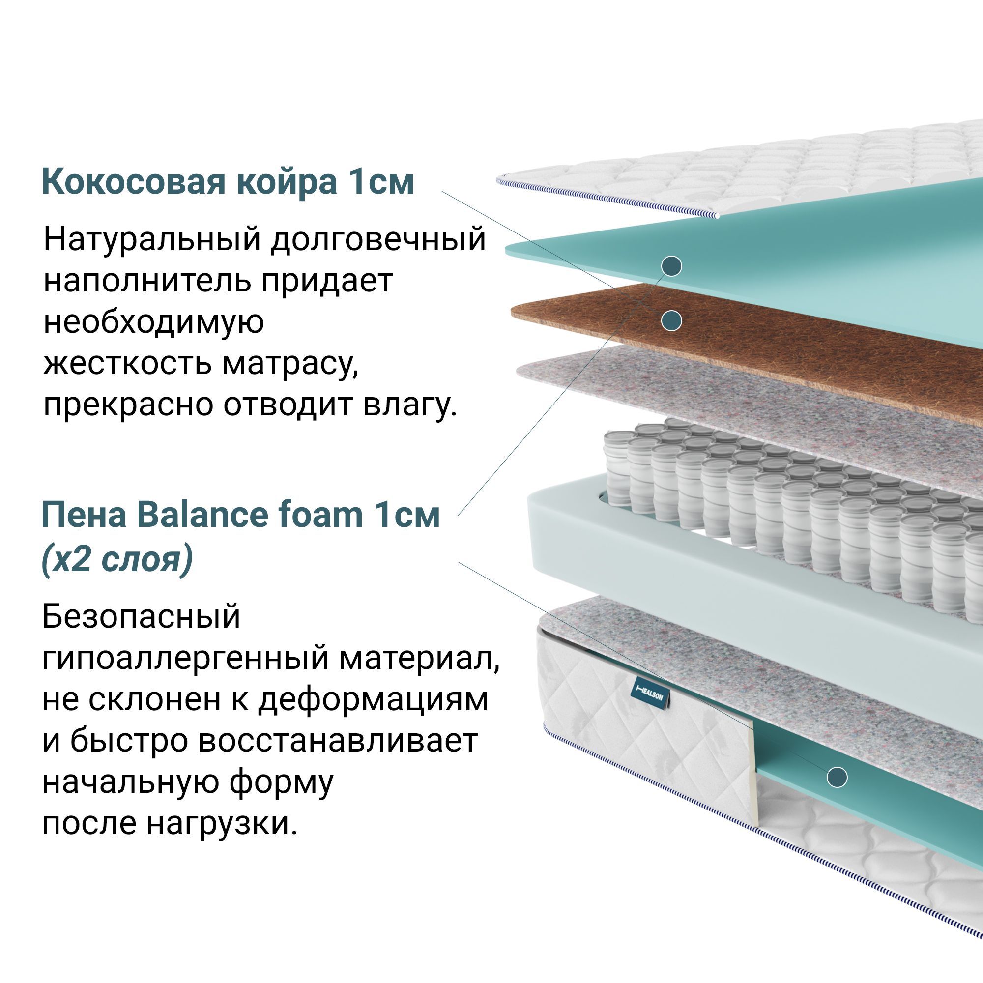 Матрас healson firm