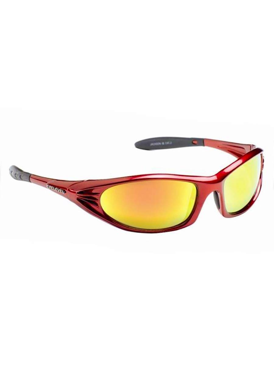 Солнцезащитные поликарбонатные спортивные очки EYELEVEL Jackson красный