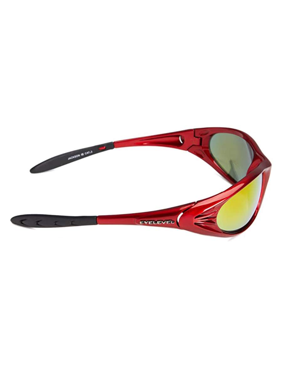 Солнцезащитные поликарбонатные спортивные очки EYELEVEL Jackson красный