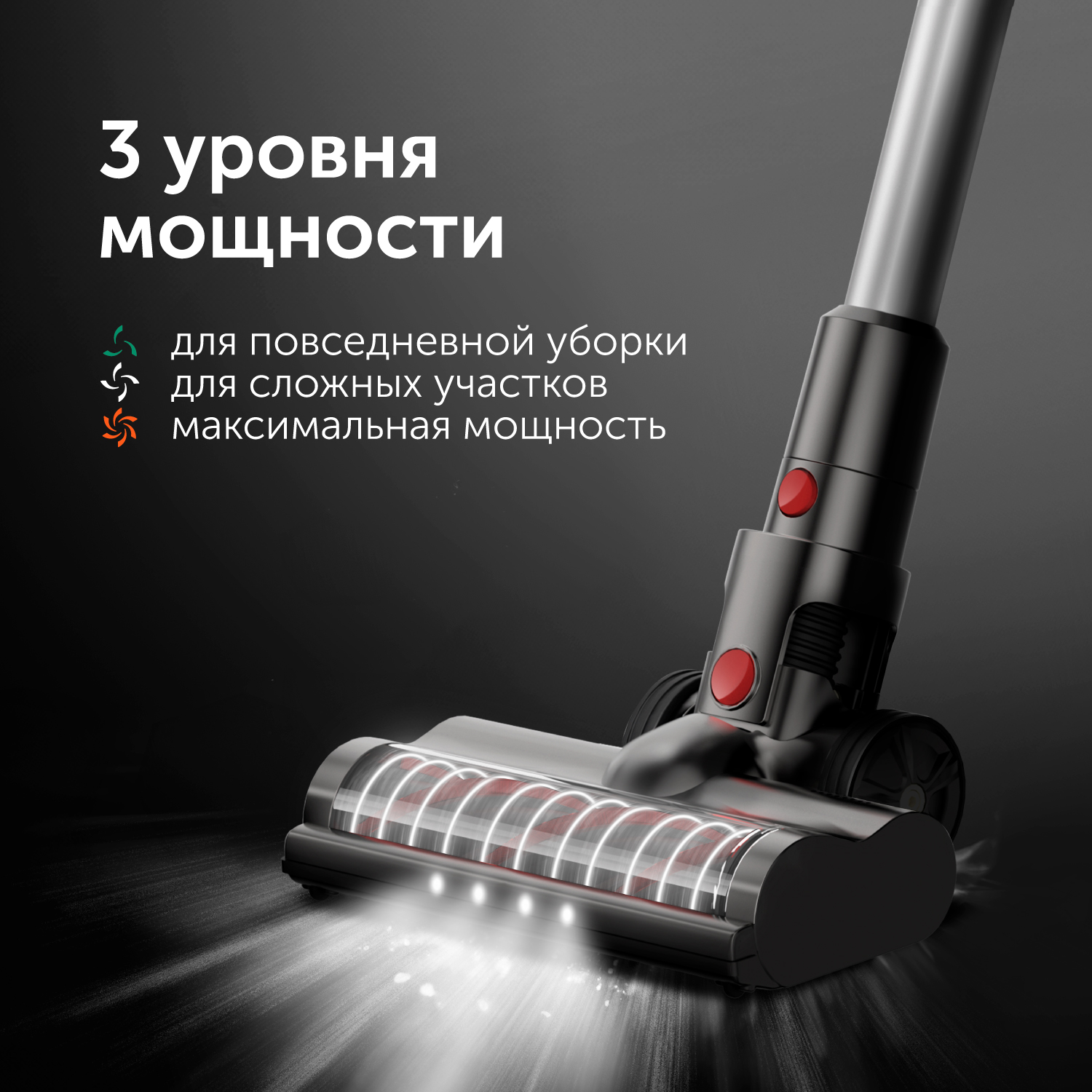 Пылесос RED SOLUTION V3080 серый, купить в Москве, цены в  интернет-магазинах на Мегамаркет