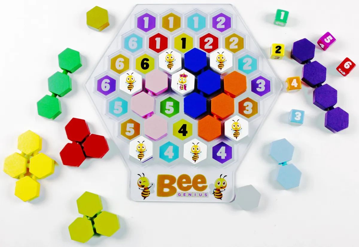 Настольная Игра Happy Puzzle Логическая Головоломка Bee Genius Гениальная  Пчела 1002 HPSPL - отзывы покупателей на Мегамаркет