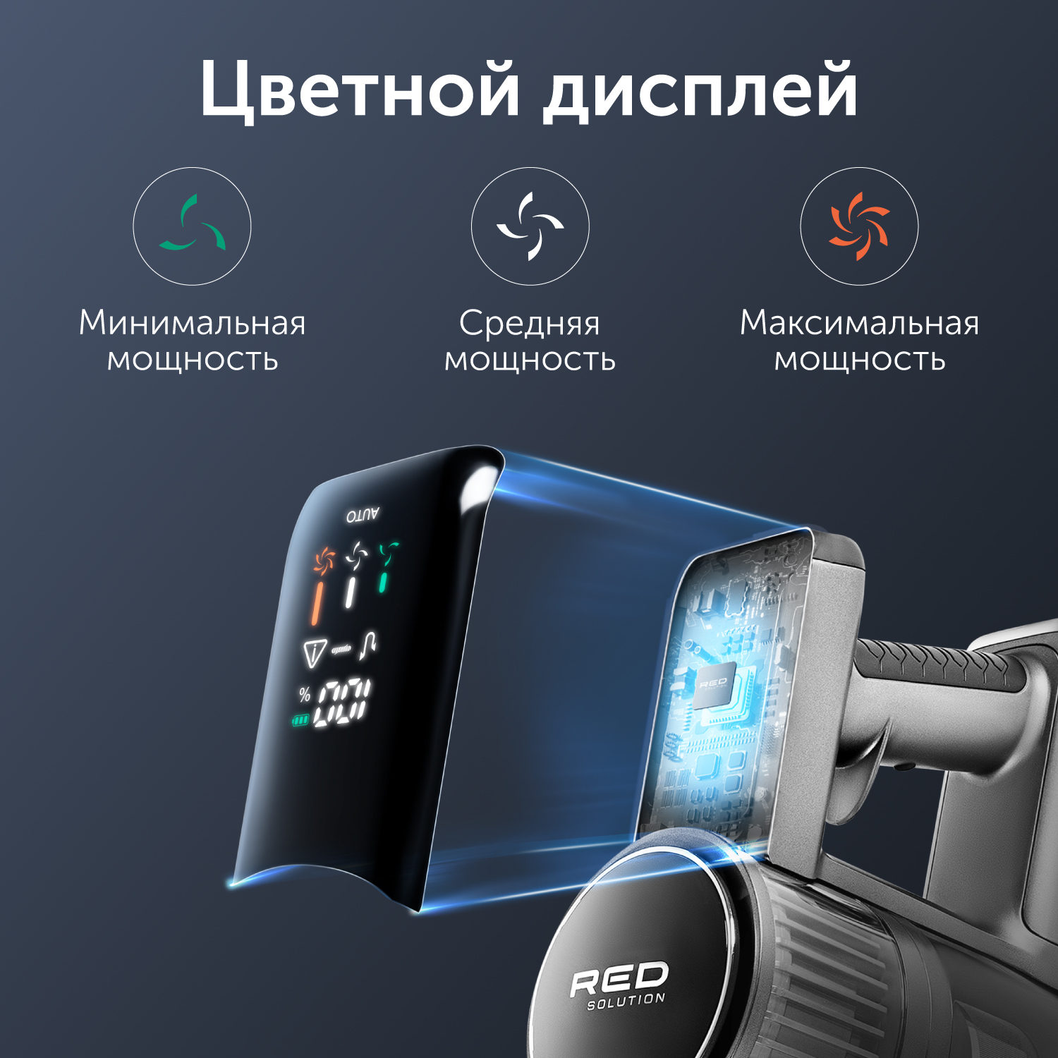 Пылесос RED SOLUTION V3080 серый, купить в Москве, цены в  интернет-магазинах на Мегамаркет