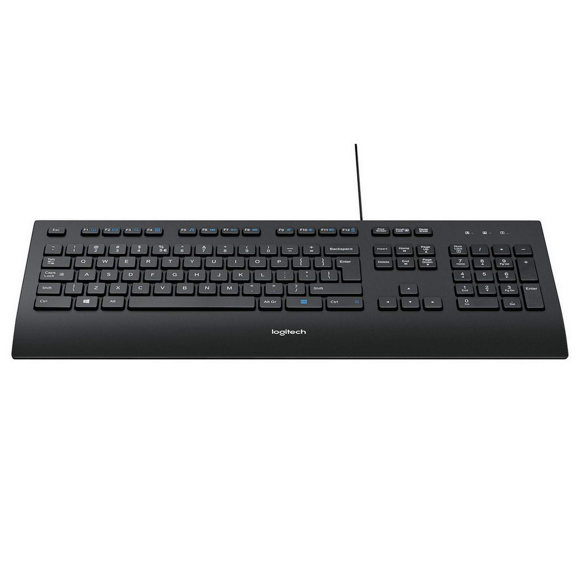 Проводная клавиатура Logitech K280e Black (920-005215) - купить в ОГО! Онлайн-гипермаркет (Челябинск), цена на Мегамаркет