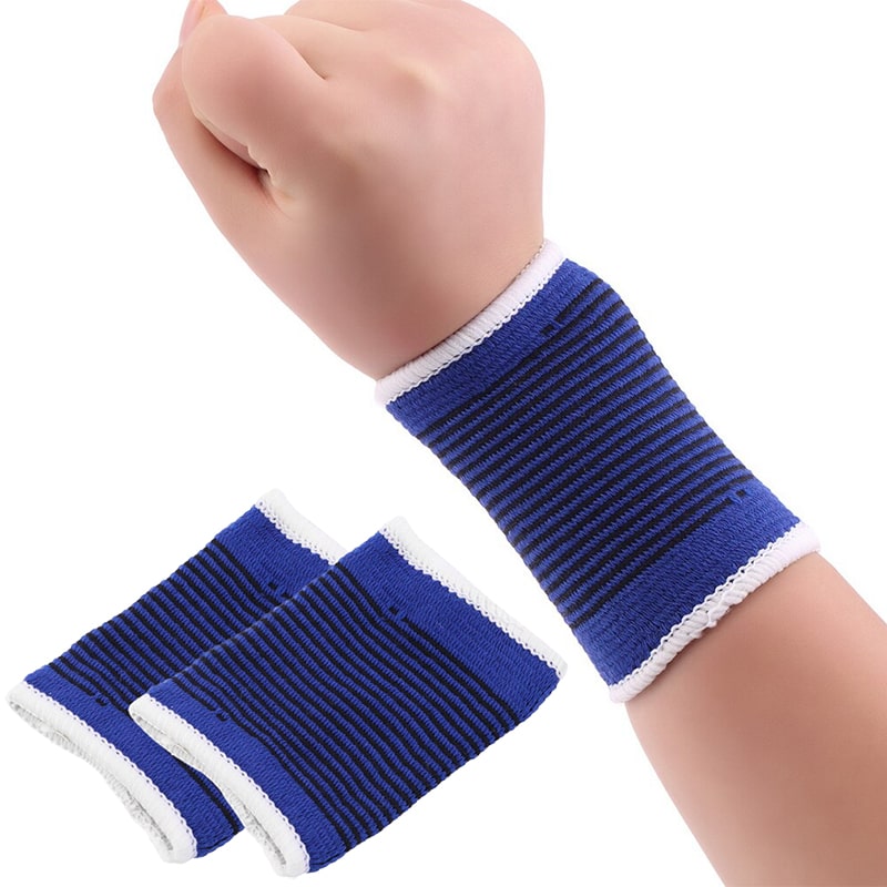 Бандаж компрессионный для фиксации запястья Wrist 2шт, синий