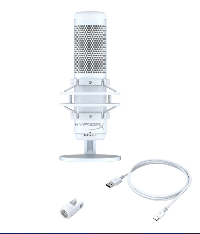Микрофон HyperX QUADCAST S белый (519POA) – купить в Москве, цены