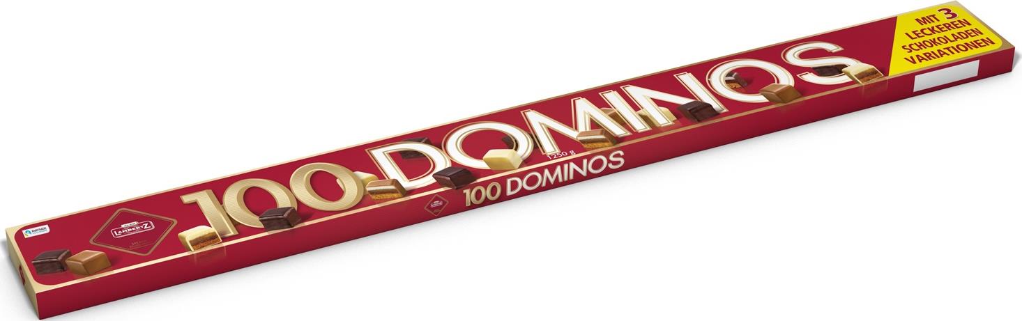 Конфеты Lambertz 100 Dominos шоколадные в виде домино