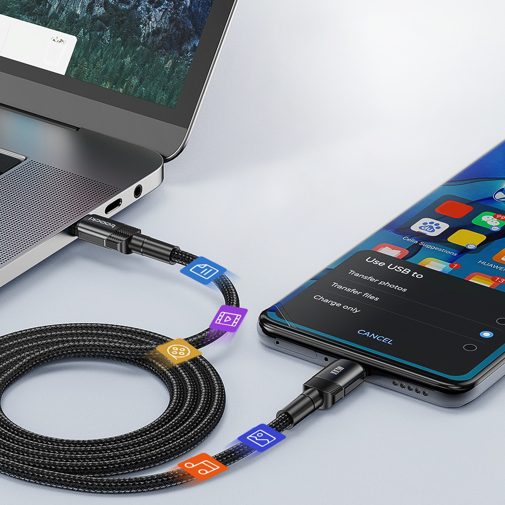 Кабель USB Type-C -USB Type-C rostest-plus Toocki 100 Вт, 3 метра 3 м  черный – купить в Москве, цены в интернет-магазинах на Мегамаркет