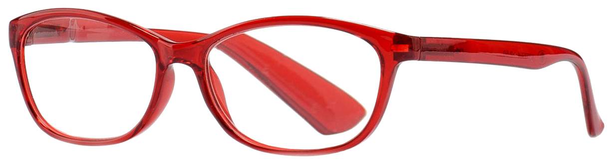 Очки корригирующие Кемнер Оптикс глянцевые пластик для чтения +1,0 красные 42777/1