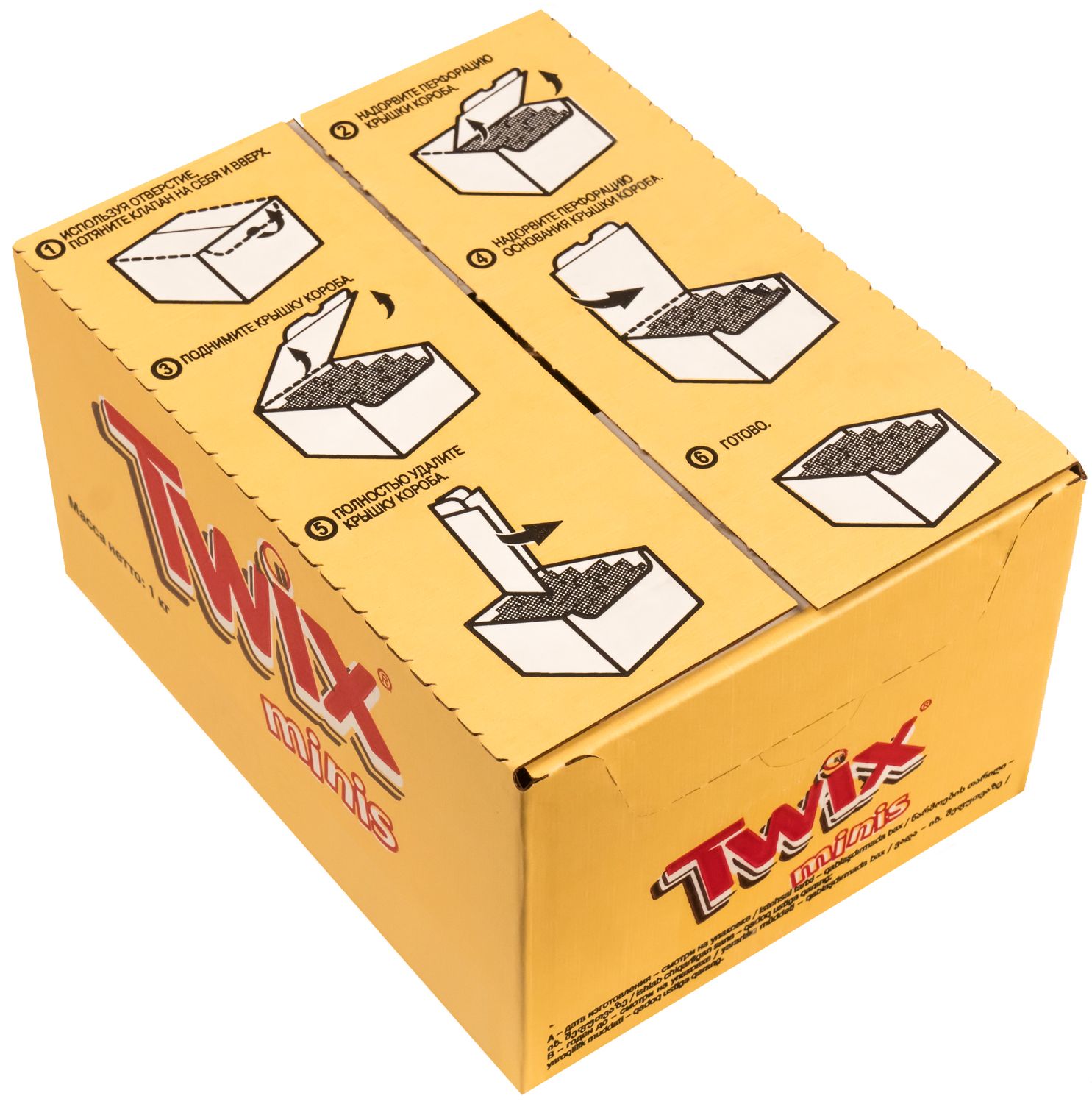 Шоколадные конфеты Twix Minis, Печенье карамель, Коробка, 2.7кг - купить в  Рассвет, цена на Мегамаркет