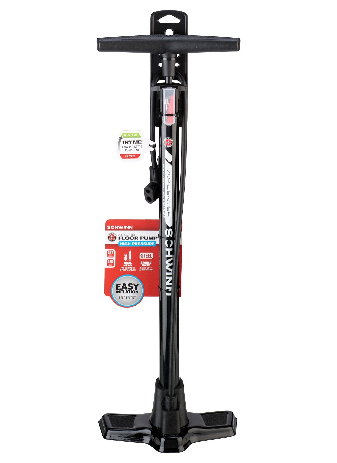 schwinn vortex elite floor pump