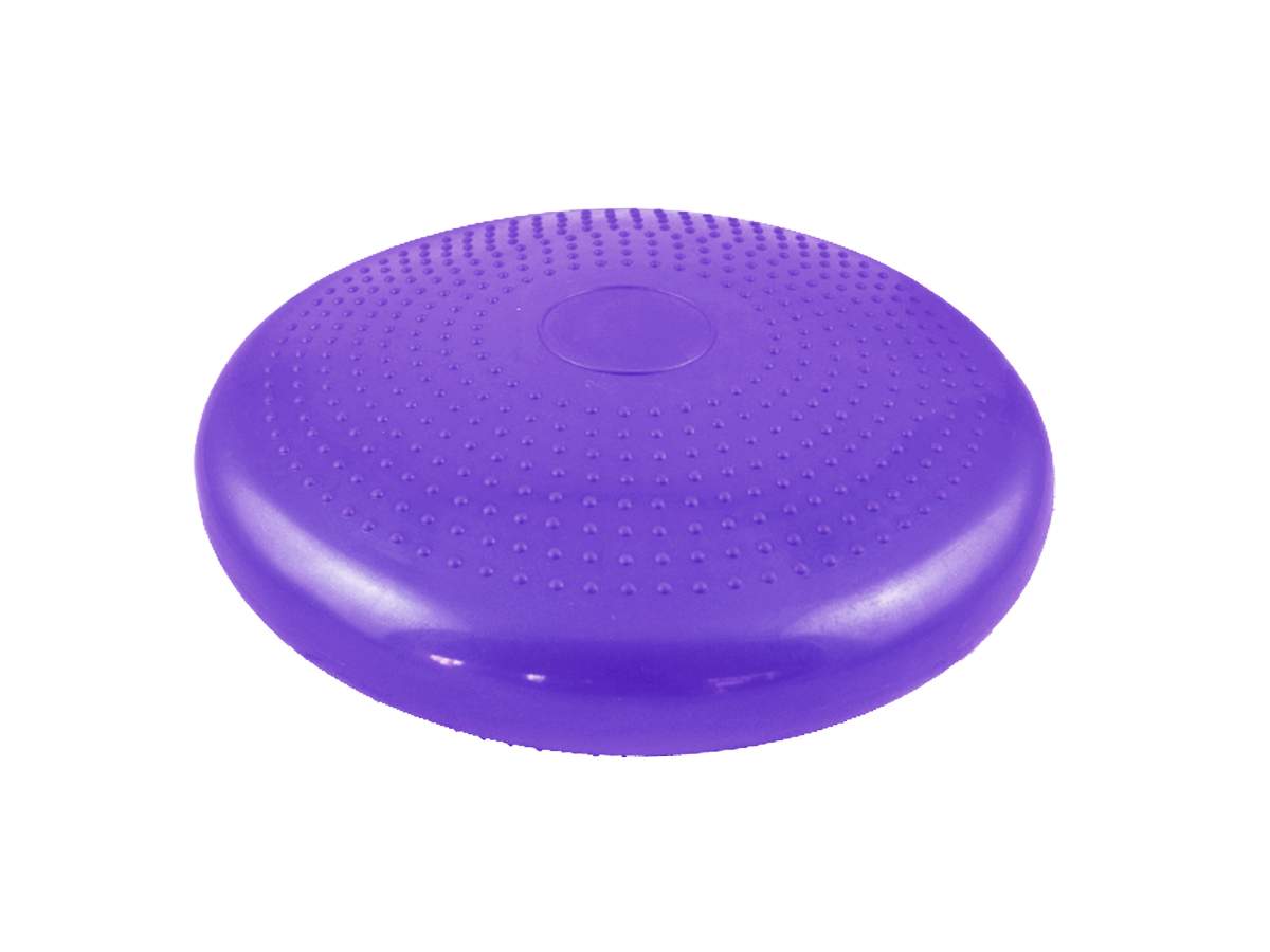 Подушка массажная балансировочная, 34.5 см, фиолетовая