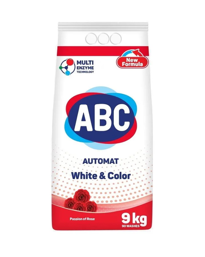 Стиральный порошок ABC Роза для цветного и белого белья 9 кг купить в интернет-магазине, цены на Мегамаркет