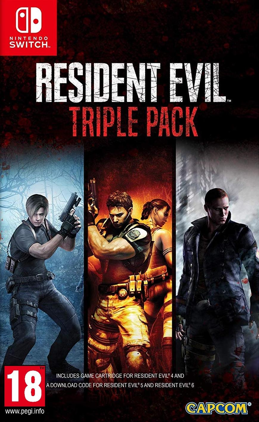 Игра Resident Evil Triple Pack (Switch), купить в Москве, цены в интернет-магазинах на Мегамаркет