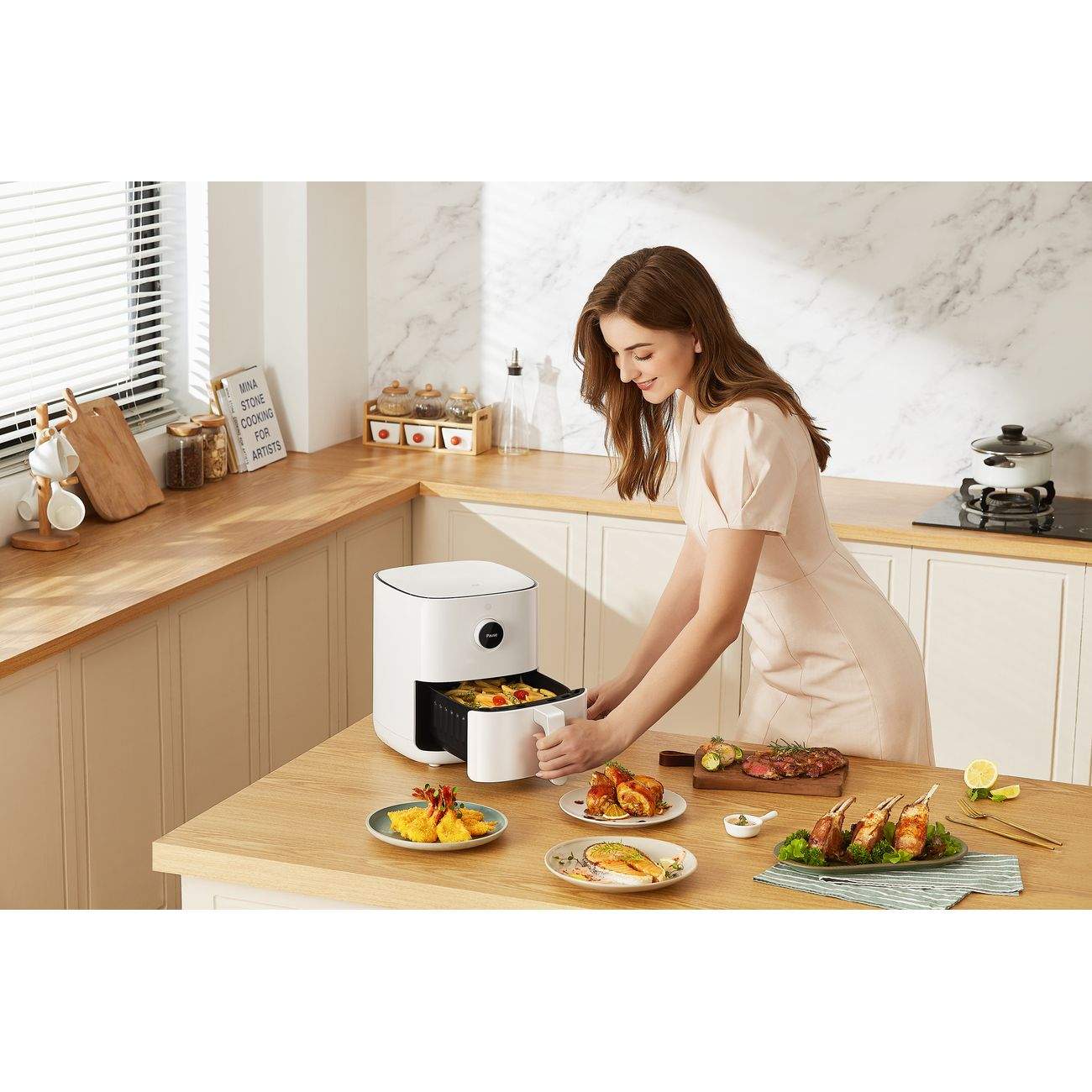  Xiaomi Mi Smart Air Fryer White MAF02,  , цены .