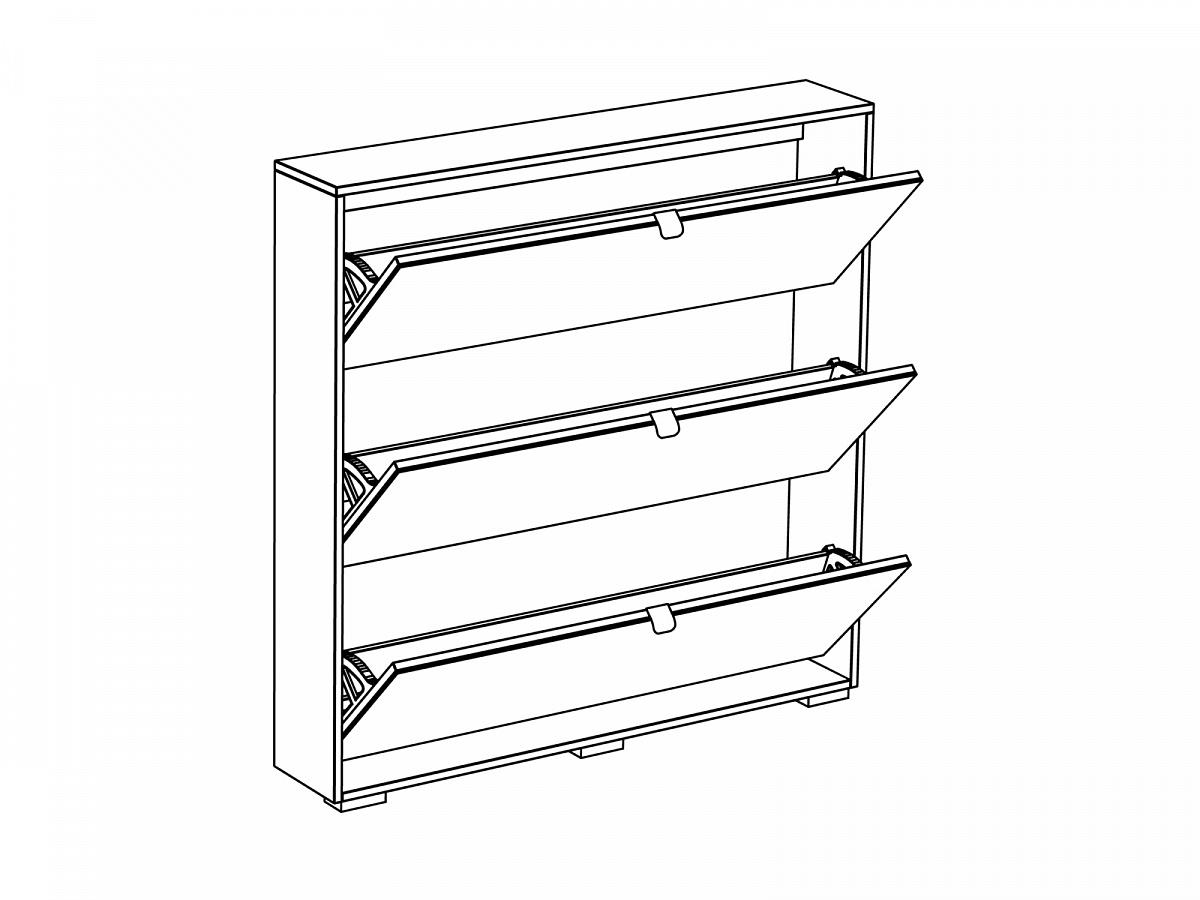 Шкаф для обуви wide333108