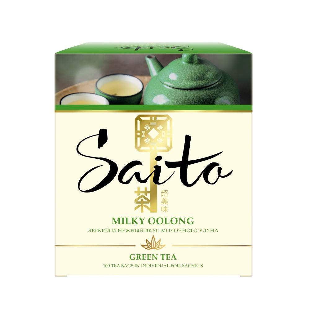 Чай зеленый Saito Milky Oolong 100 пак