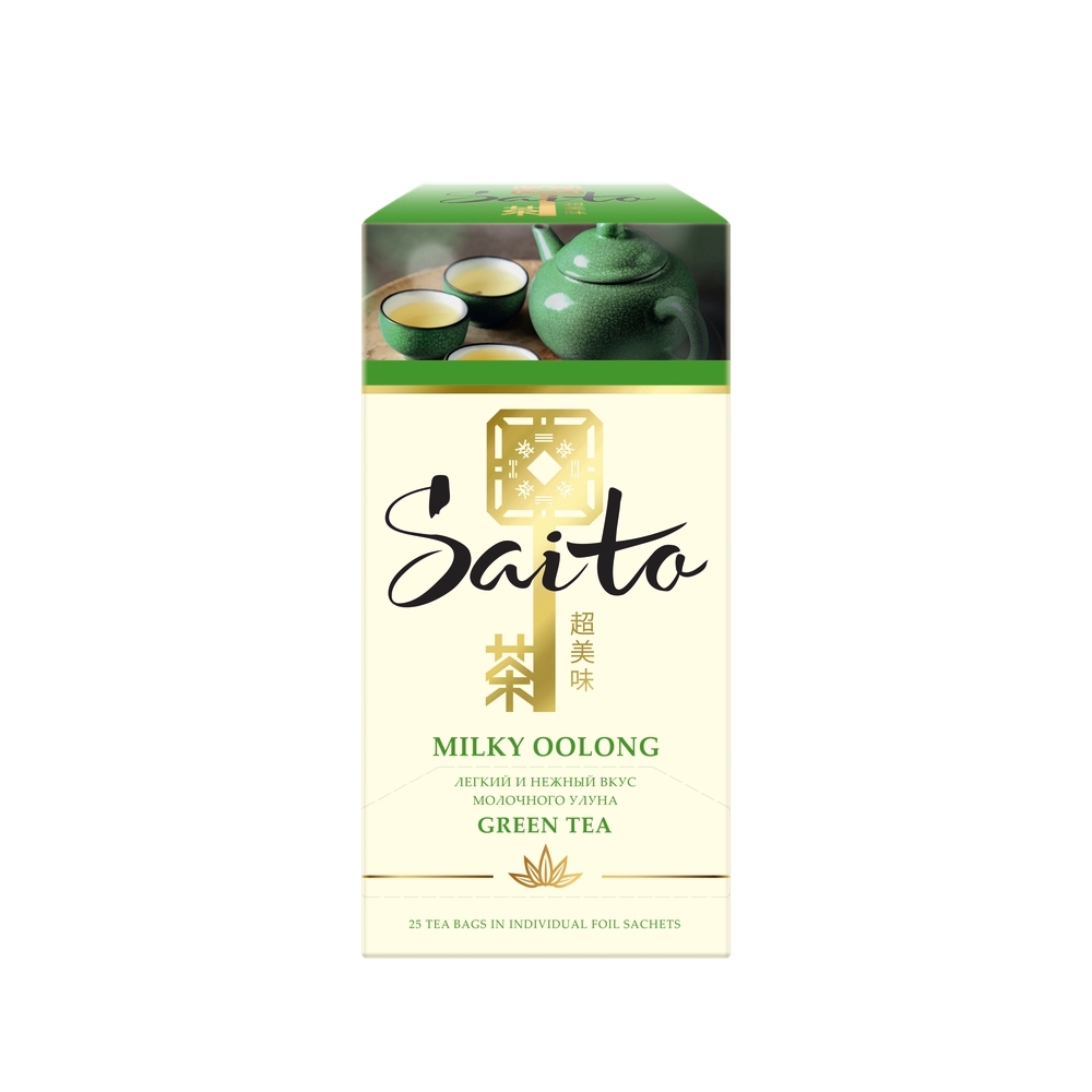 Чай зеленый Saito Milky Oolong 25 пак