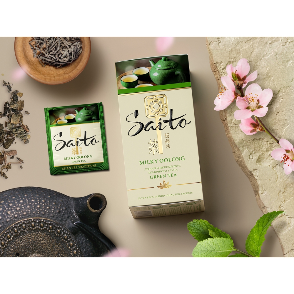 Чай зеленый Saito Milky Oolong 25 пак