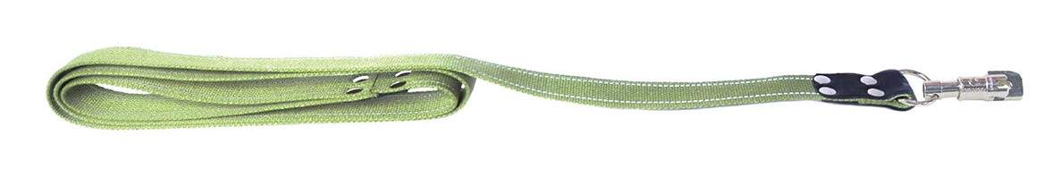 Универсальный поводок для собак Collar, текстиль, зеленый, длина 5 м