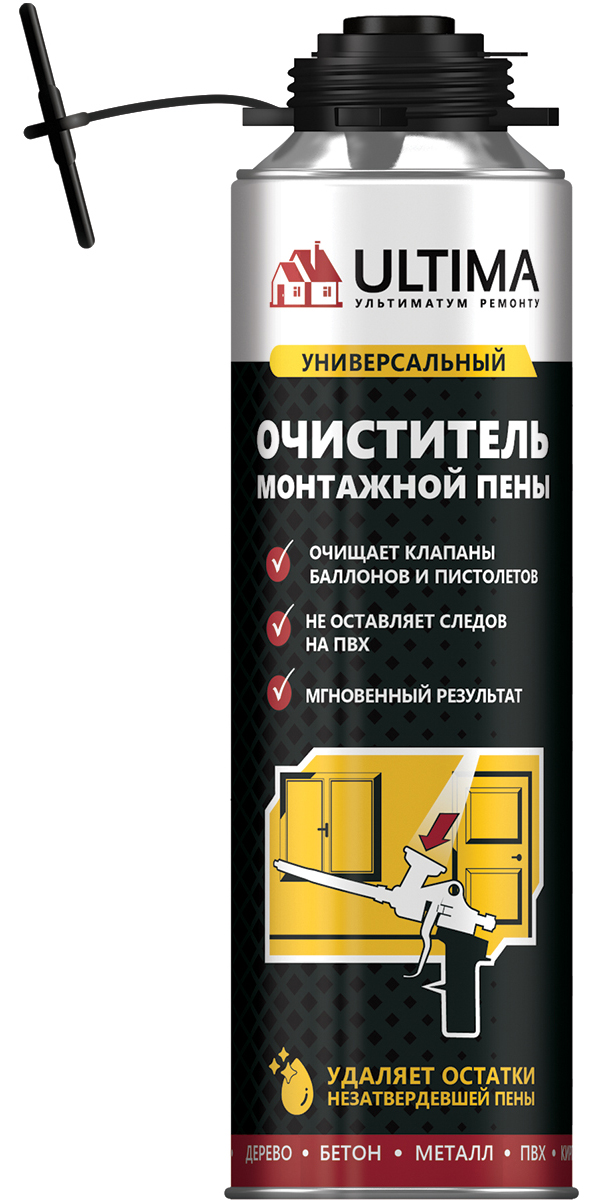 Очиститель для монтажной пены Ultima, 500 мл купить в интернет-магазине, цены на Мегамаркет