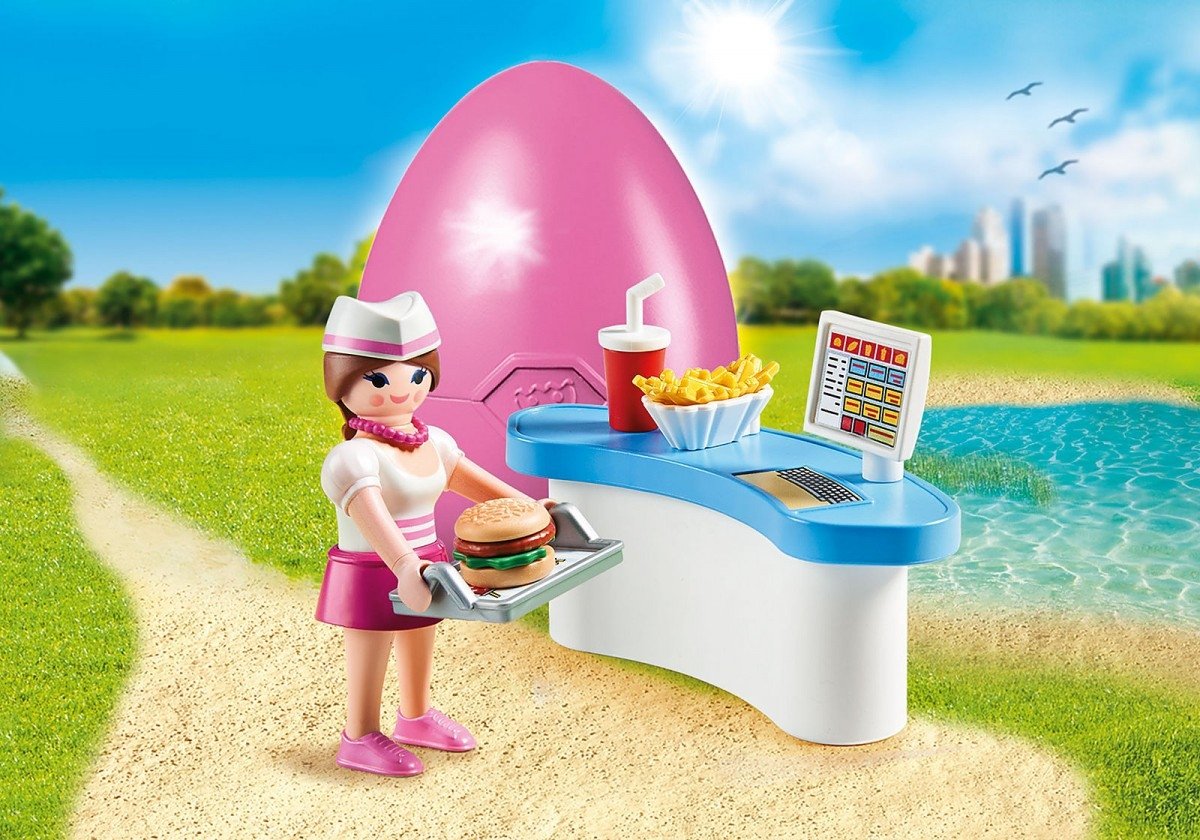 Купить конструктор Playmobil Официантка из закусочной (в яйце) 70084, цены  на конструкторы в интернет-магазинах на Мегамаркет