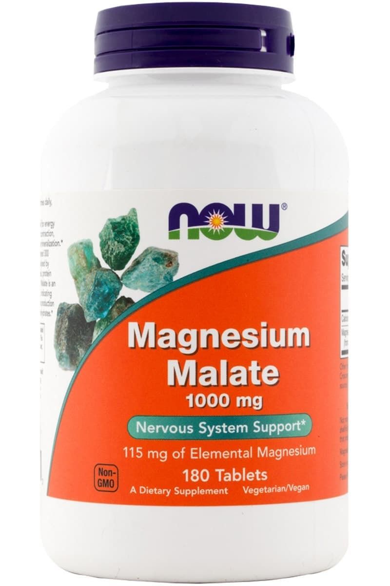 Нау Магния малат 1000 мг таблетки 180 шт. - купить в интернет-магазинах, цены на Мегамаркет | витамины, минералы и пищевые добавки