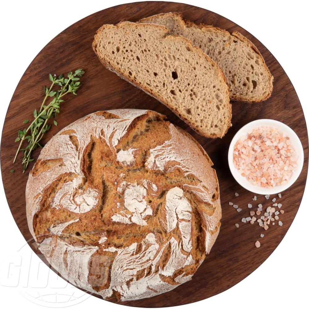 Хлеб серый, NoBrand, Ландброт ржано-пшеничный, подовый 500 г