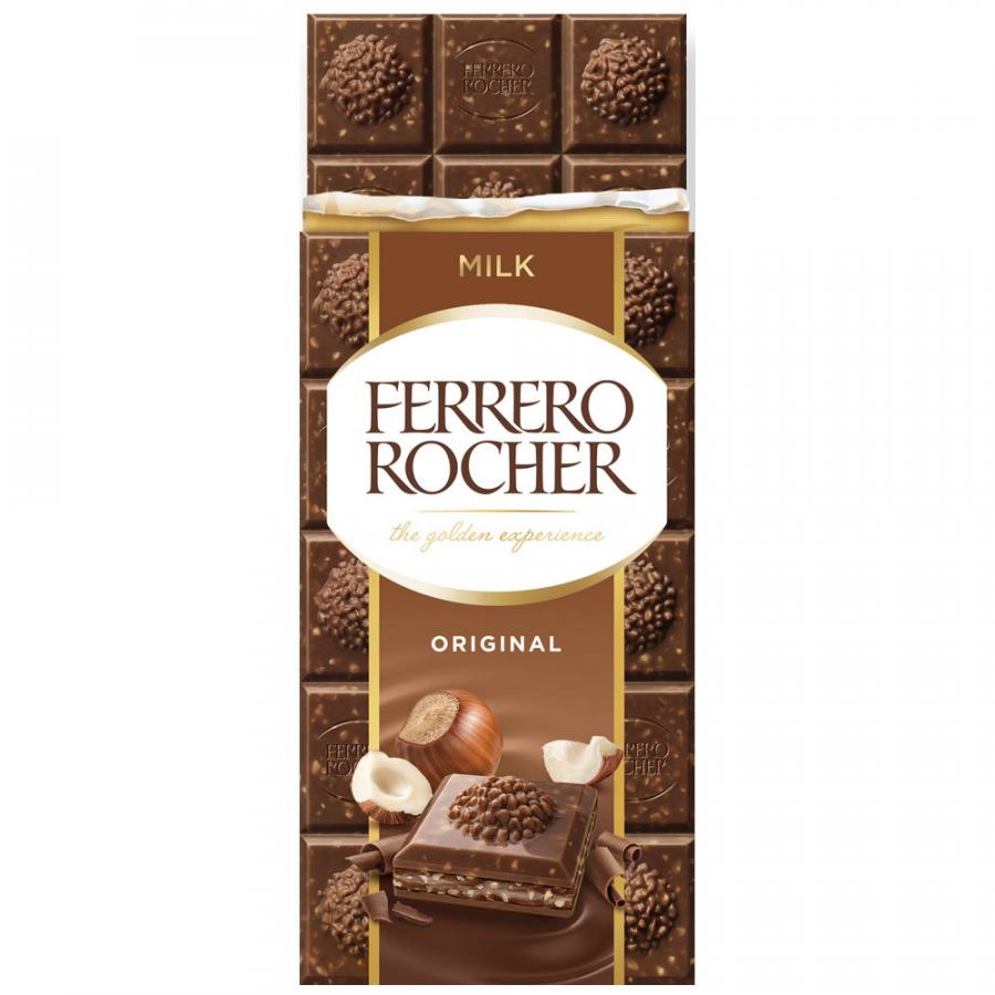 Шоколад Ферреро Роше молочный 90г