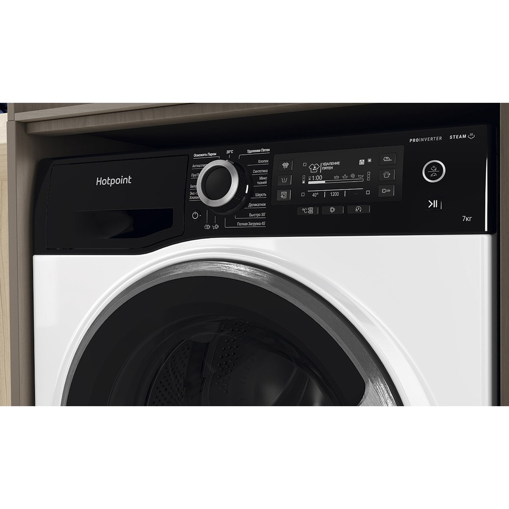 Стиральная машина Hotpoint-Ariston NSD 7239 ZS VE RU белый - отзывы  покупателей на маркетплейсе Мегамаркет | Артикул: 600010920199