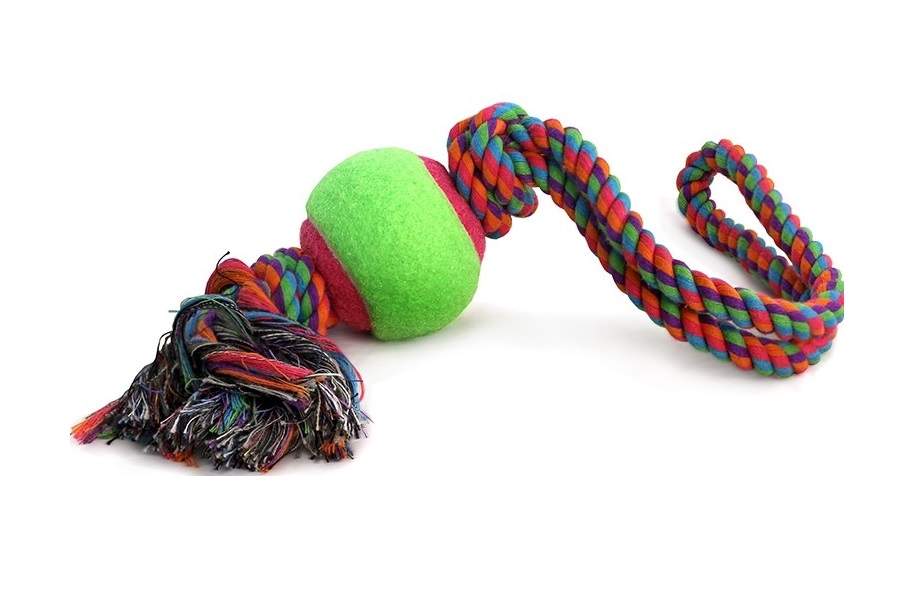 Развивающая игрушка для собак Triol Грейфер восьмерка, разноцветный, 19 см