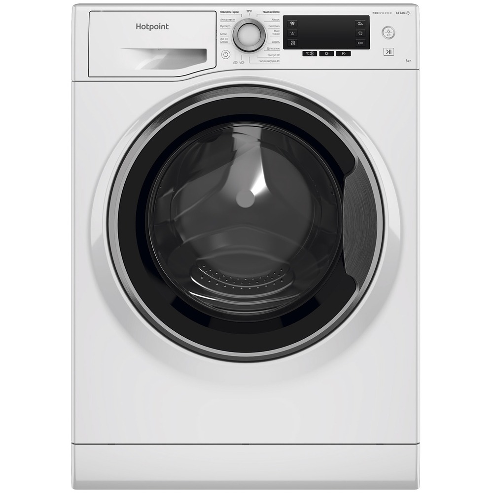 Стиральная машина Hotpoint-Ariston NSD 6239 S VE RU белый – купить в Москве, цены в интернет-магазинах на Мегамаркет