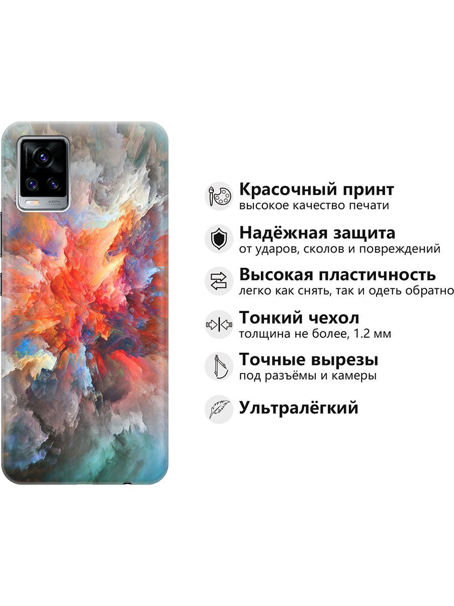 Силиконовый чехол на Vivo V20 