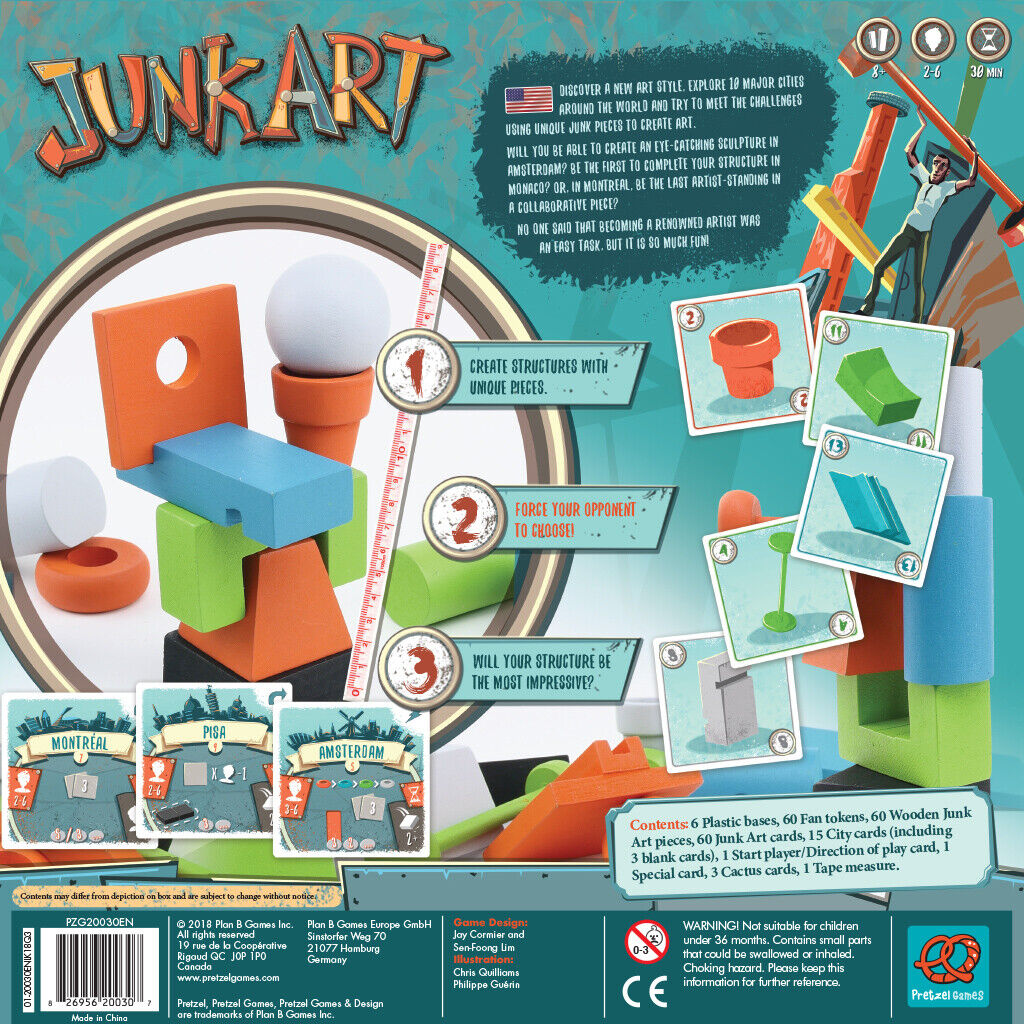 Настольная игра Junk Art 3.0 (Мусор как искусство) – купить в Москве, цены  в интернет-магазинах на Мегамаркет