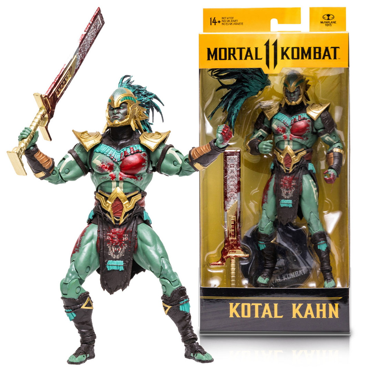 Отзывы - Фигурка Mortal Kombat <b>Kotal</b> Kahn Bloody 18см MF11059.