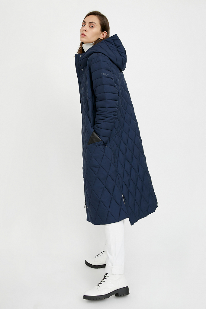 Куртка женская Finn Flare A20-32061 синяя XS