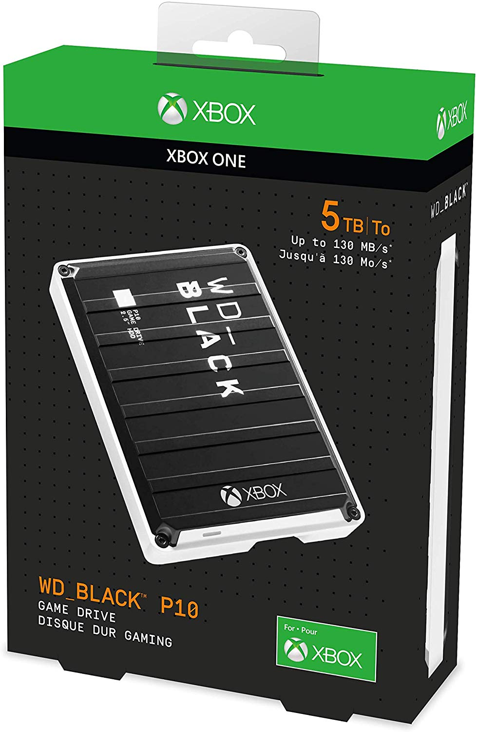 WD P10 Game Drive for Xbox 5 WDBA5G0050BBK WESN