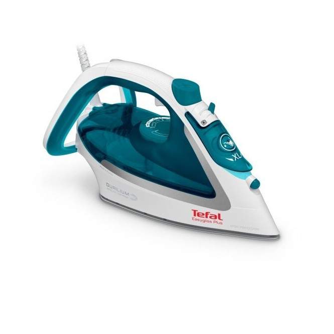 Утюг Tefal FV5718E0 белый, бирюзовый, купить в Москве, цены в интернет-магазинах на Мегамаркет