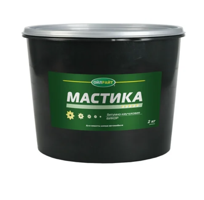 Антикор для наружных поверхностей мастика каучуко-битумная 2кг БИКОР OIL RIGHT - купить в Москве, цены на Мегамаркет | 100041501645