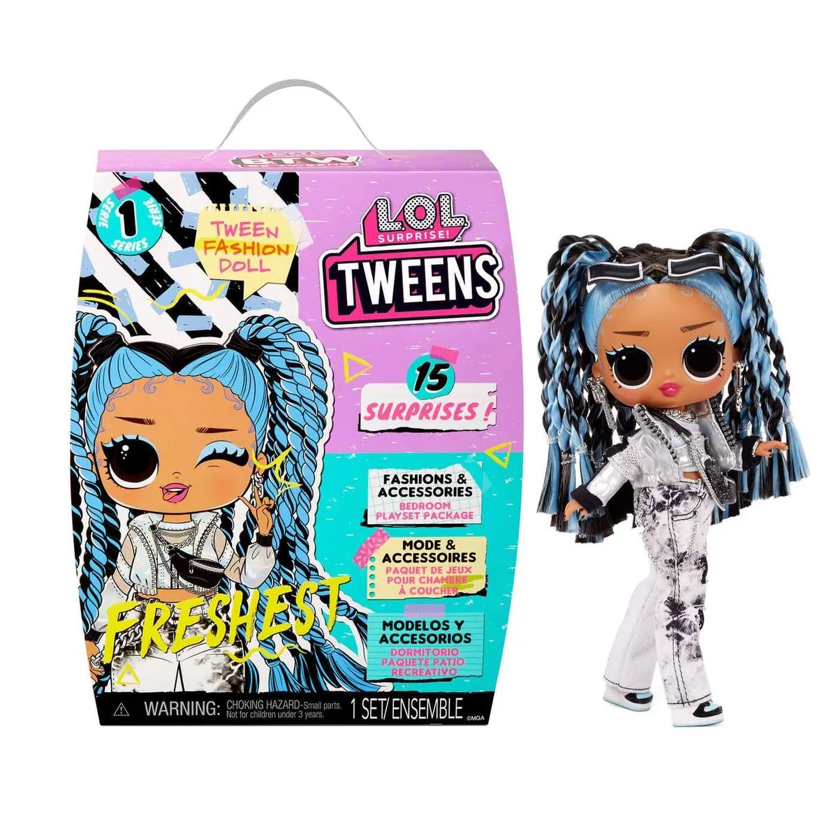 Отзывы о кукла L.O.L. Surprise! Tweens Fashion Doll Freshest 576686 -  отзывы покупателей на Мегамаркет | куклы LOL 576686 - 600004376690