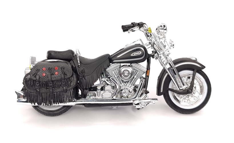 Купить мотоцикл Maisto Harley Davidson 1999 FLSTS Heritage Softail Springer 1:18 черный 39360, цены на Мегамаркет
