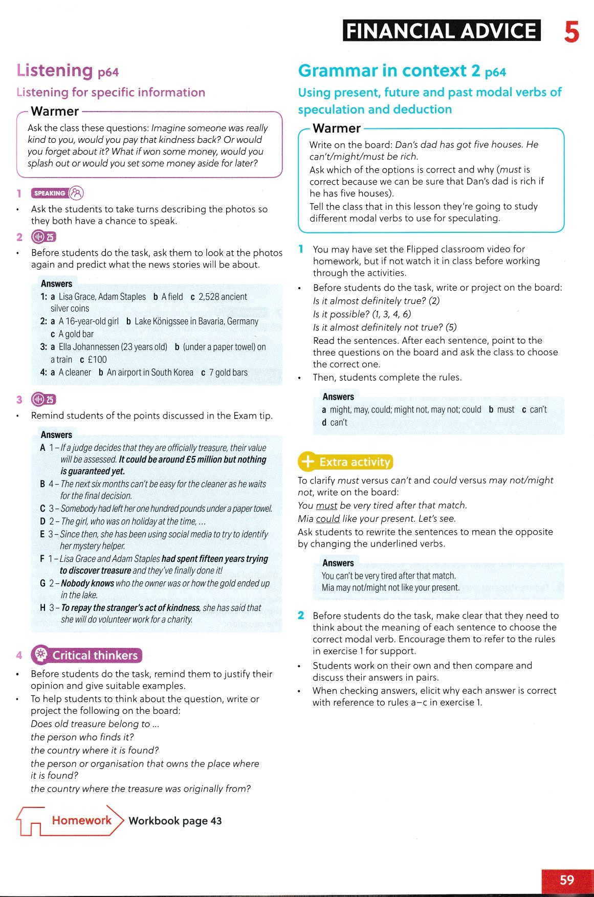 Gateway to the world b2 answers